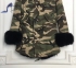 Mr and Mrs italy parka camouflage Black fox fur